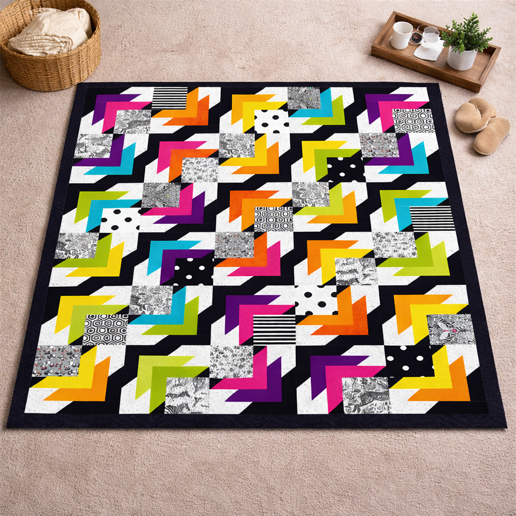 Rainbow Bliss Quilt Pattern