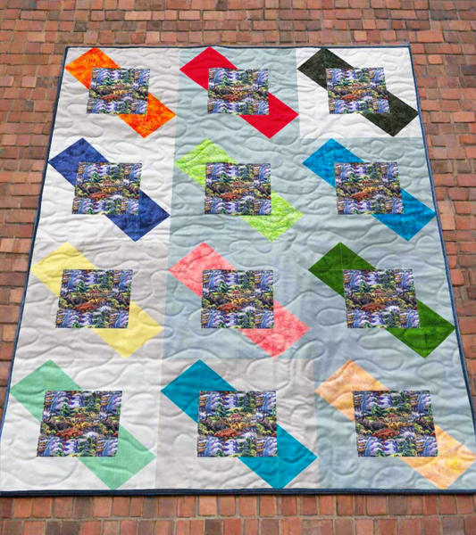 Rainbow Reflections Quilt Pattern