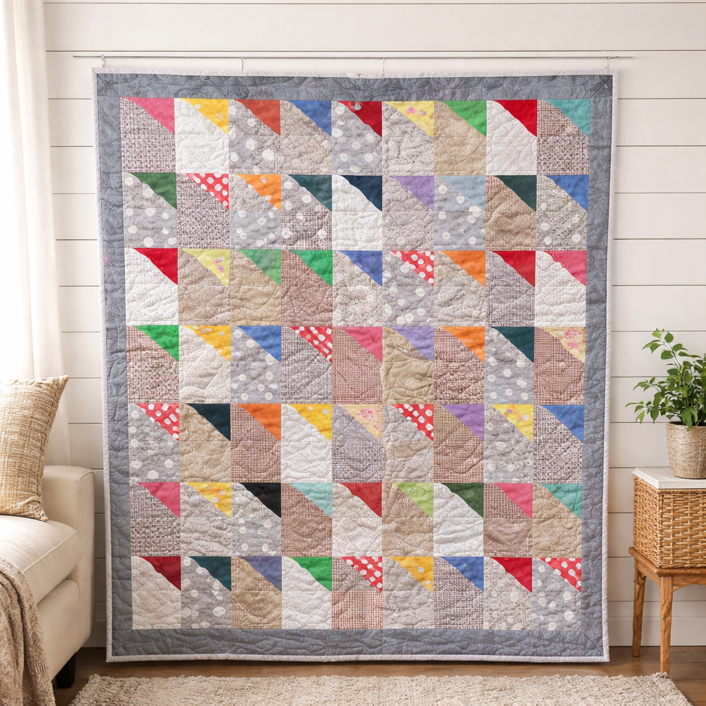 Rainbow Waves Quilt Pattern