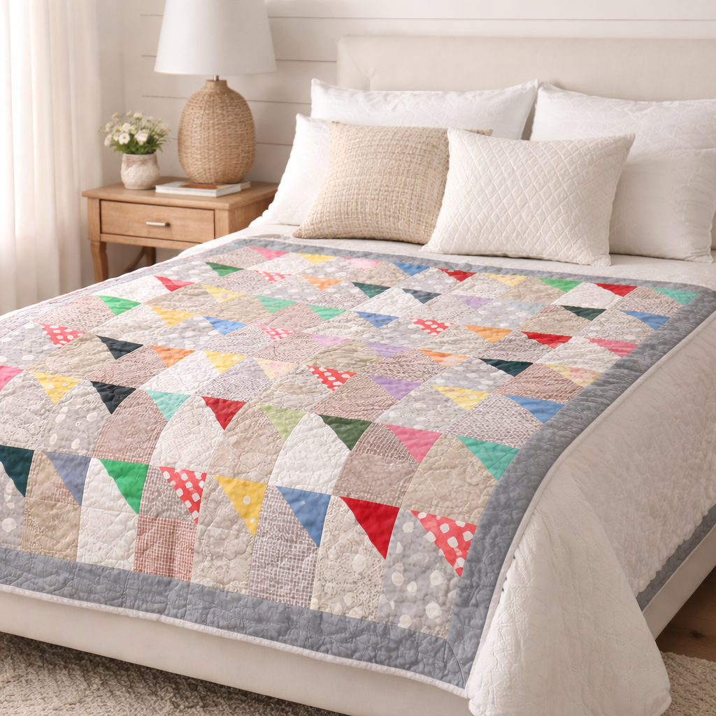 Rainbow Waves Quilt Pattern