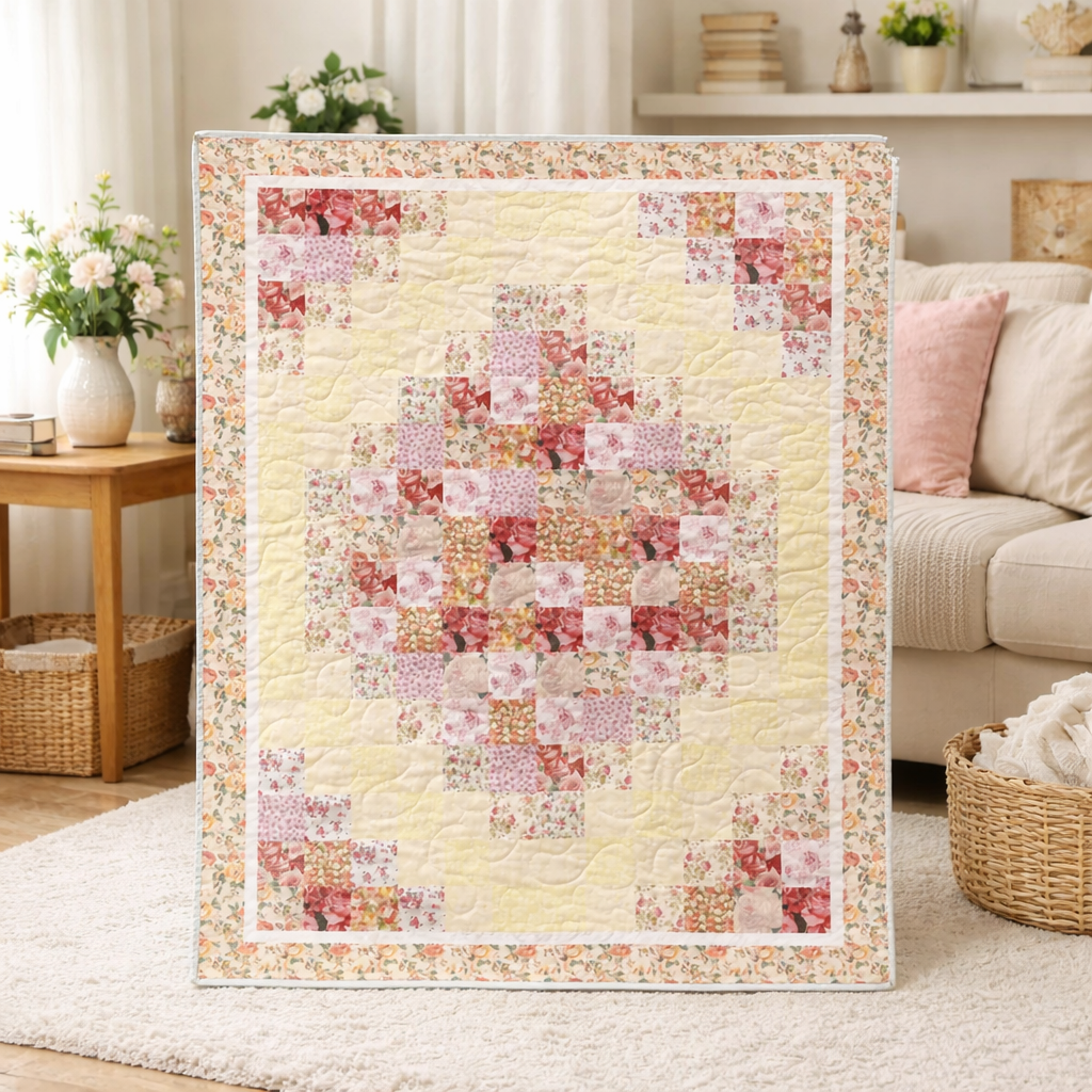 Rose Petal Path Quilt Pattern