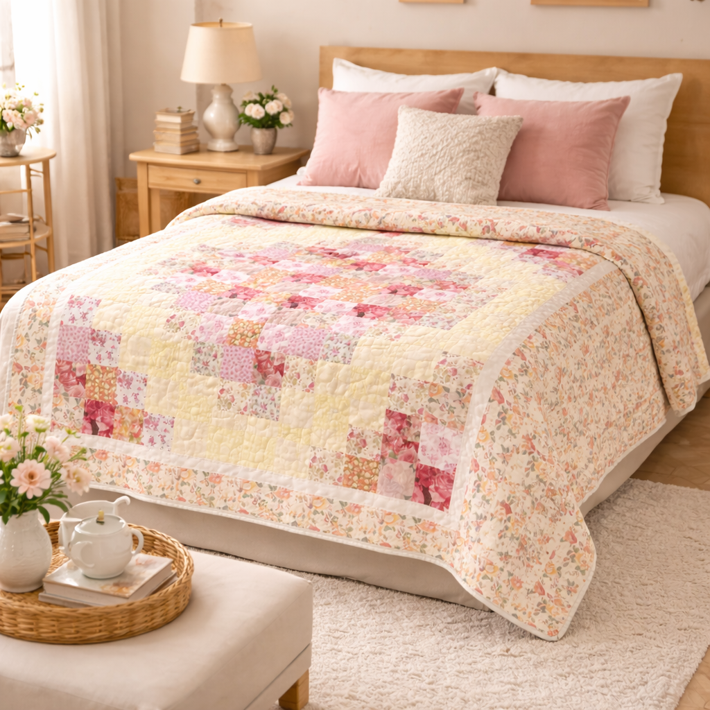 Rose Petal Path Quilt Pattern