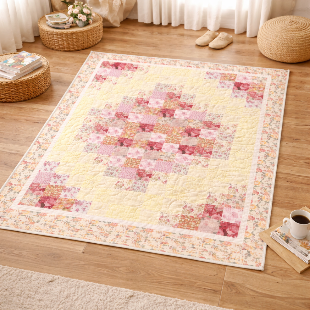Rose Petal Path Quilt Pattern
