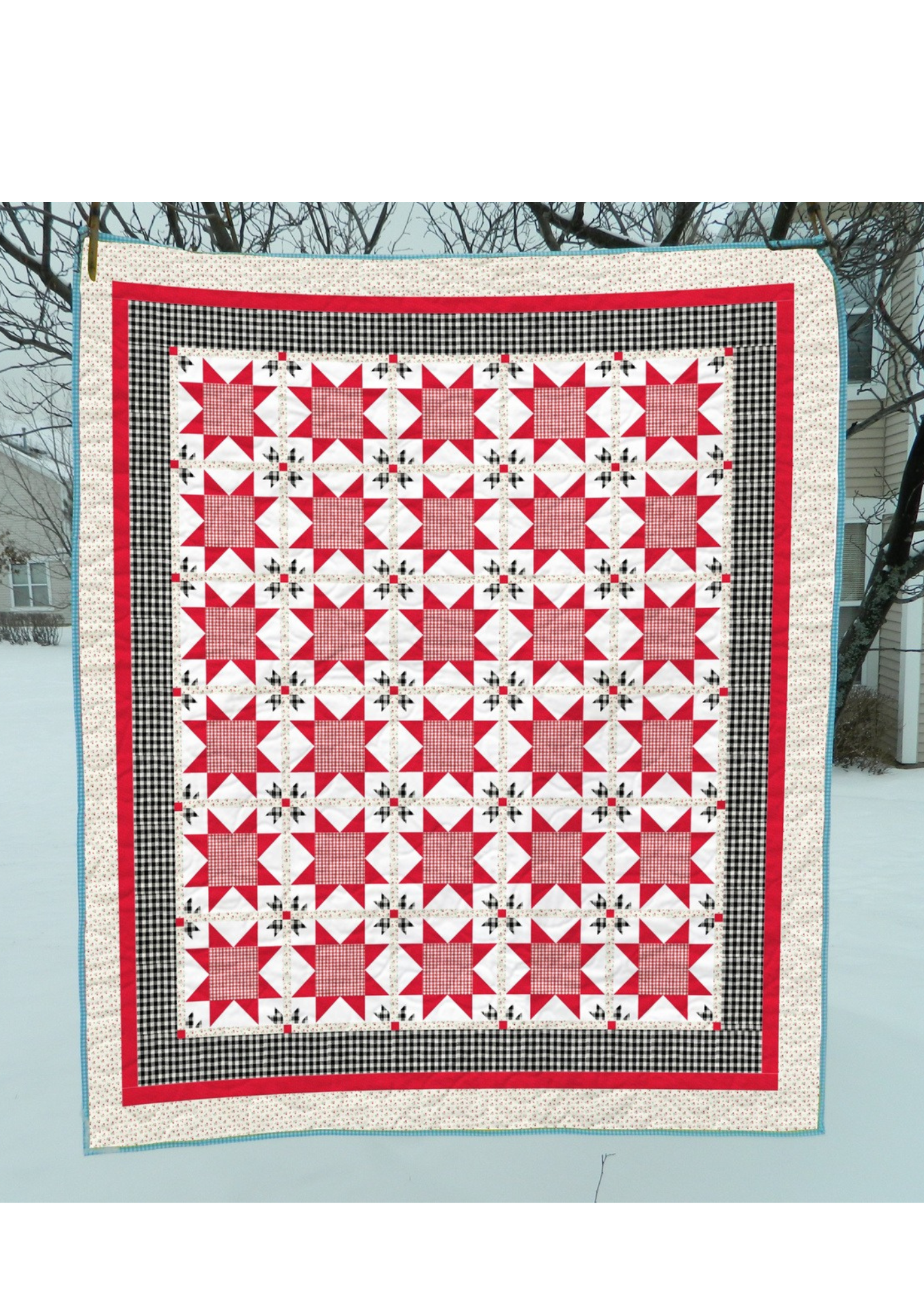 Scarlet Radiance Quilt Pattern