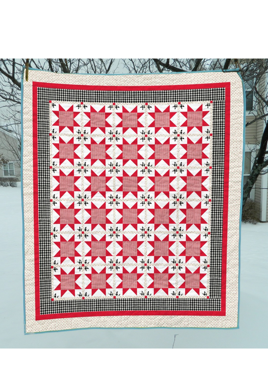 Scarlet Radiance Quilt Pattern