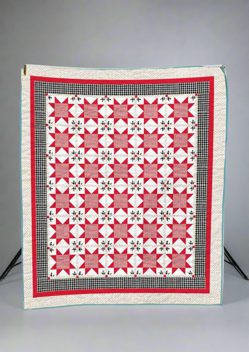 Scarlet Radiance Quilt Pattern