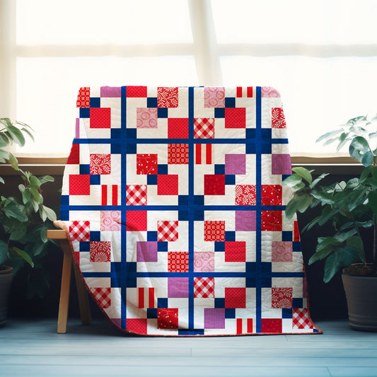 Square Family Quilt Pattern