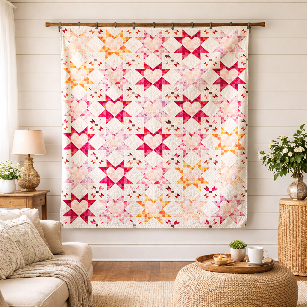 Starlit Love Quilt Pattern