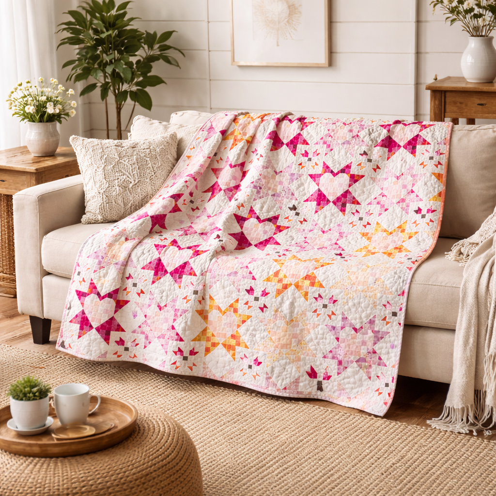 Starlit Love Quilt Pattern