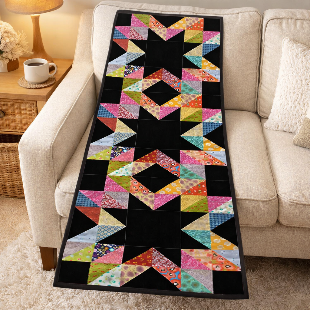 Starry Kaleidoscope Quilt Pattern