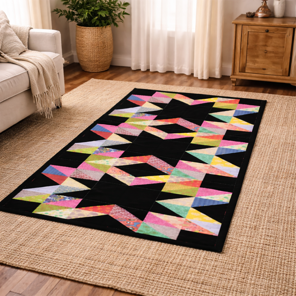 Starry Kaleidoscope Quilt Pattern