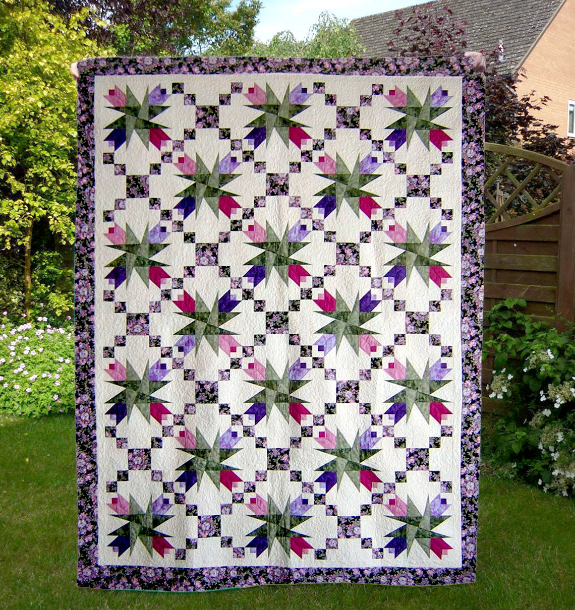 Twirling Tulips Quilt Pattern