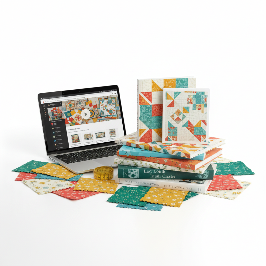 Quilt Pattern Support Pack – clear tutorials & ready-to-use Ebooks ✅