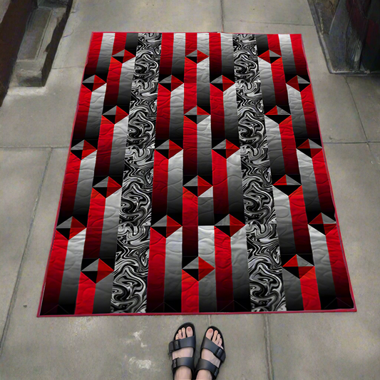 Crimson Shadows Quilt Pattern