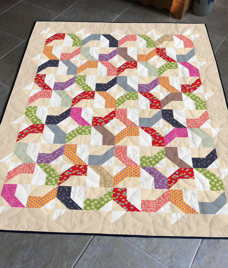 Sparkling Ribbon Quilted Blanket NCU0TH2291
