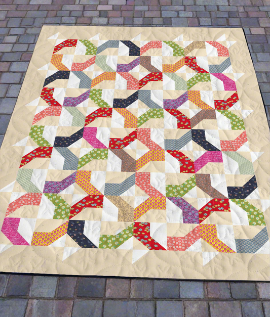 Dancing Ribbons Quilt Pattern