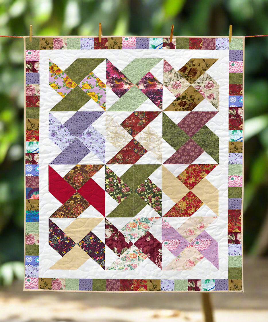 Garden Whispers Quilt Pattern – Boho Blanket