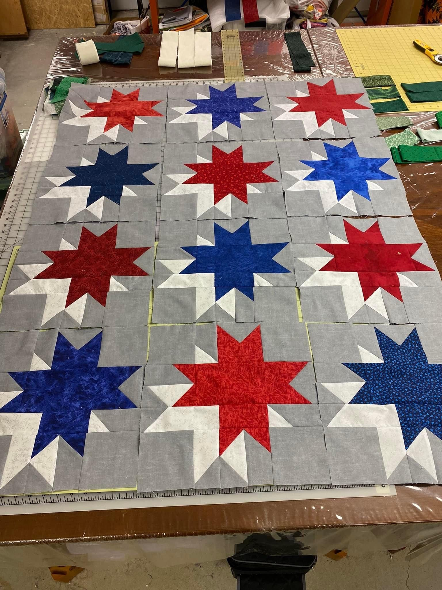 Double Star Quilt Pattern