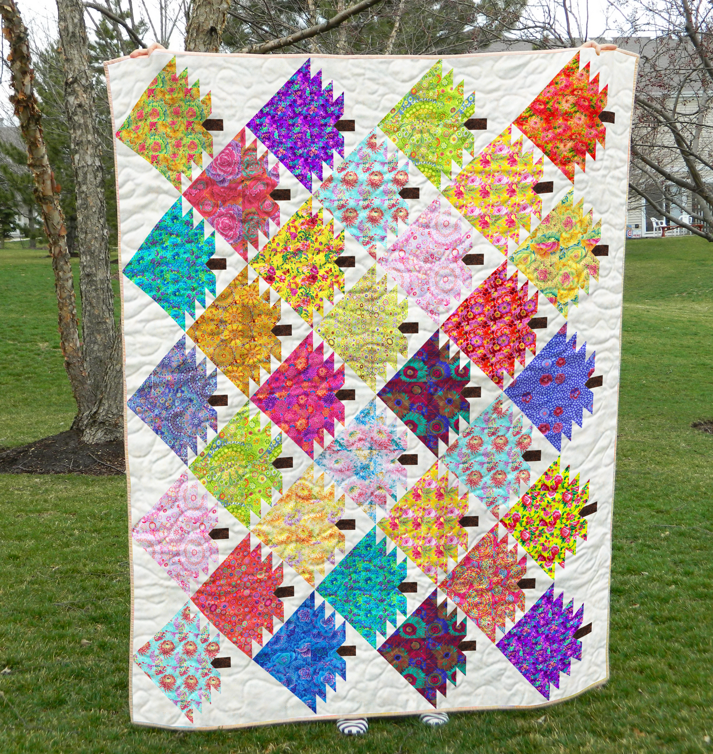 Kaleidoscope Garden Quilt Pattern