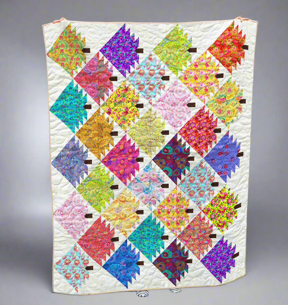 Kaleidoscope Garden Quilt Pattern