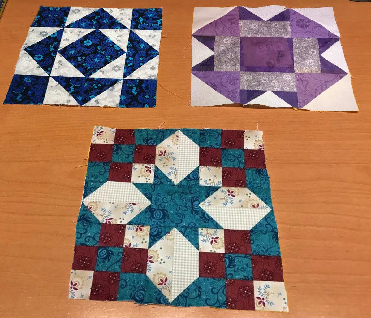 A collection of 16 creative quilt blocks