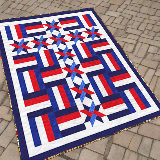 Patriotic Crossroads Quilt Pattern