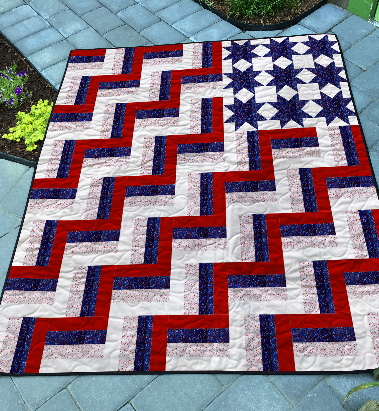 Patriotic Pathways Quilt Pattern