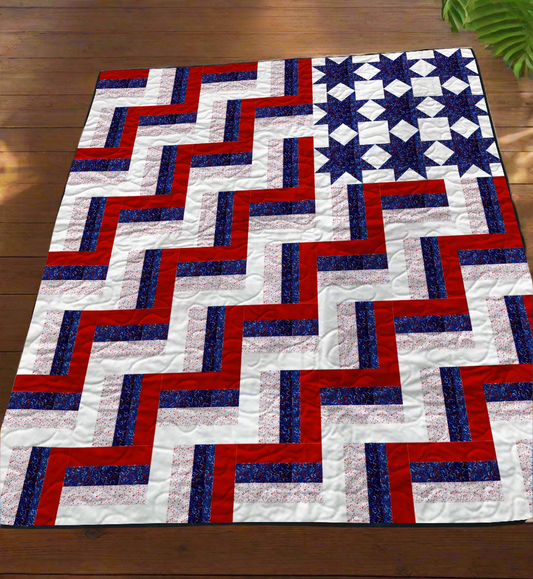 Patriotic Pathways Quilt Pattern