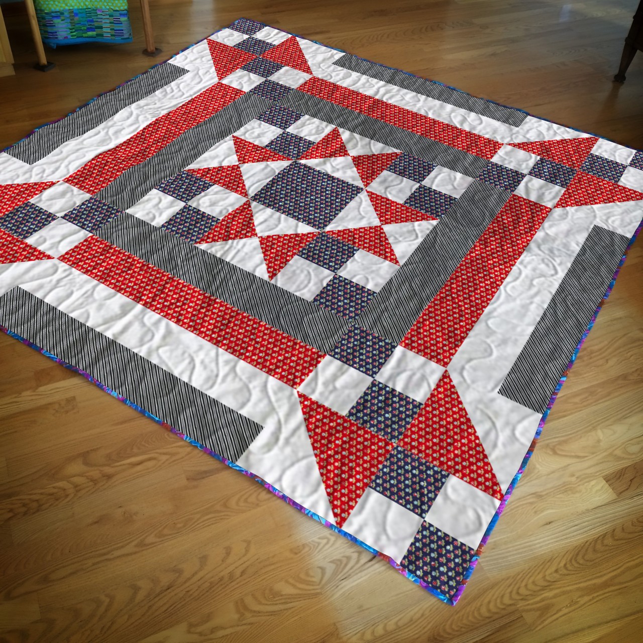 Patriotic Prism Quilt Pattern