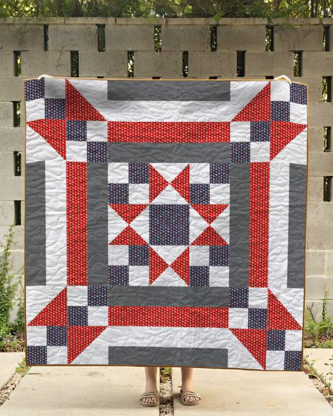 Patriotic Prism Quilt Pattern