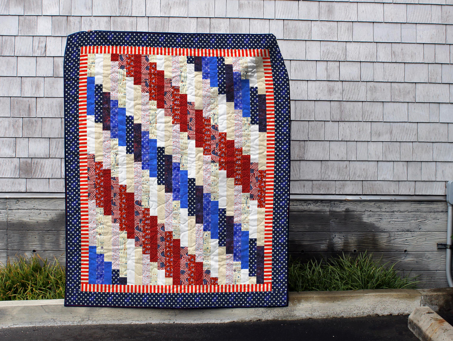 Patriotic Waves Quilt Pattern