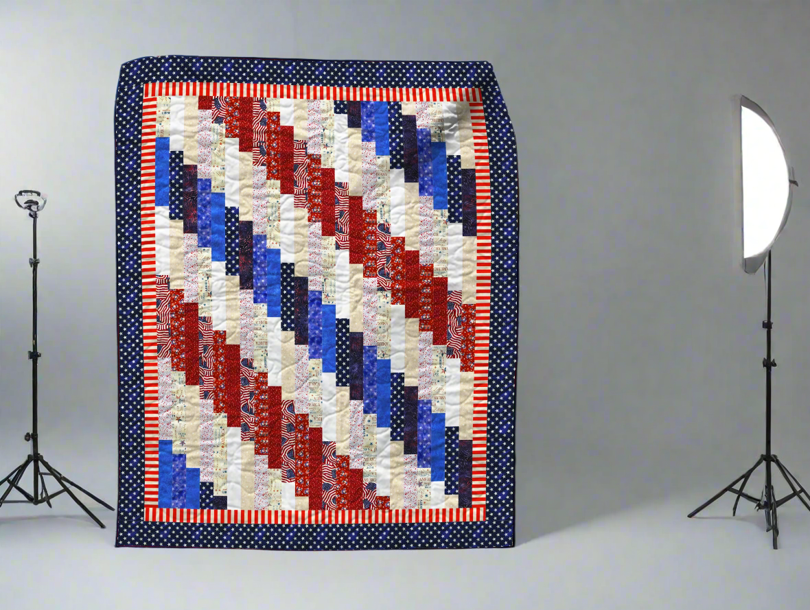 Patriotic Waves Quilt Pattern