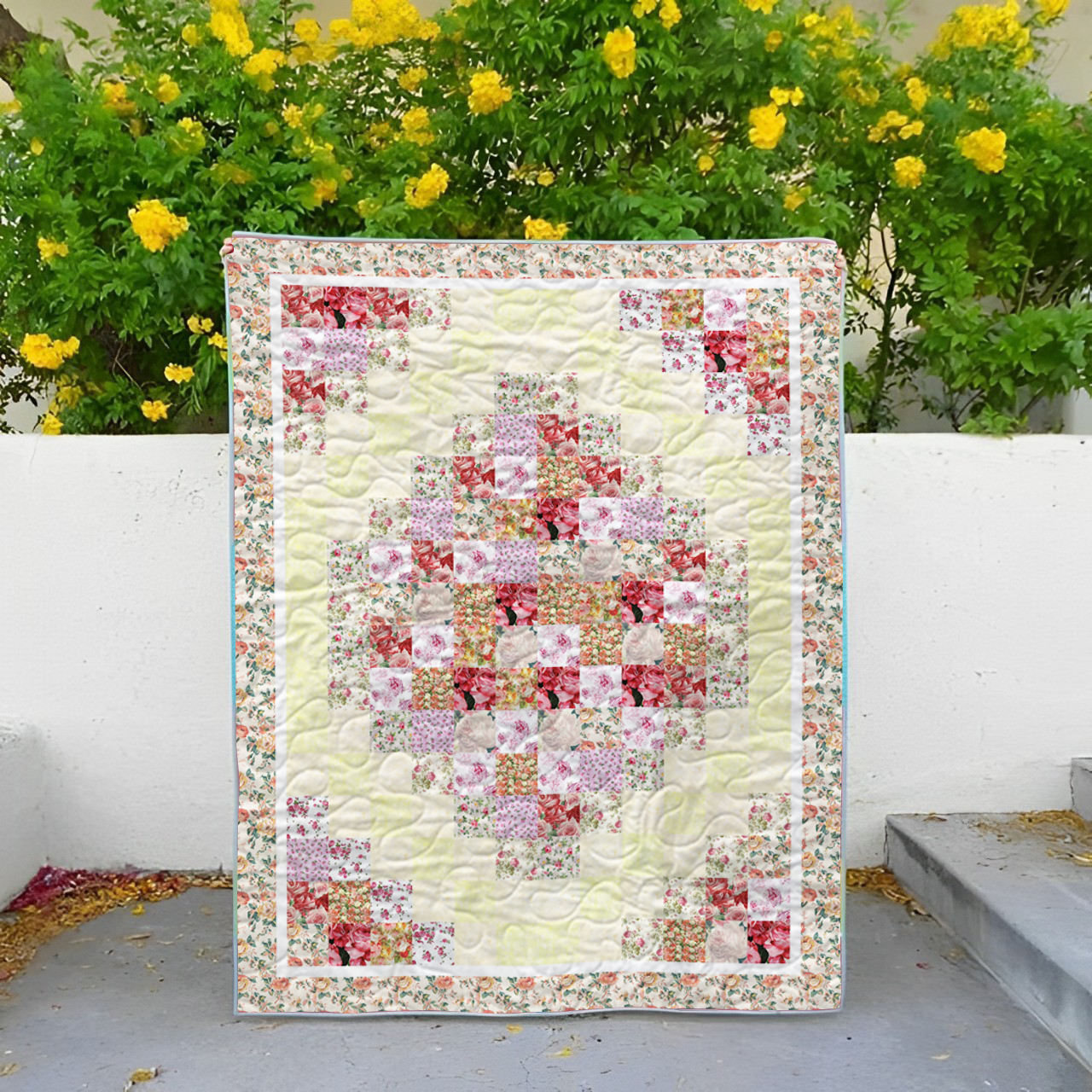 Rose Petal Path Quilt Pattern