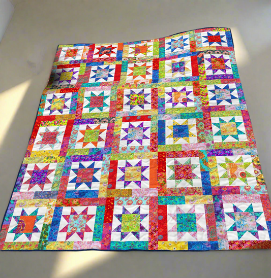 Stellar Kaleidoscope Quilt Pattern