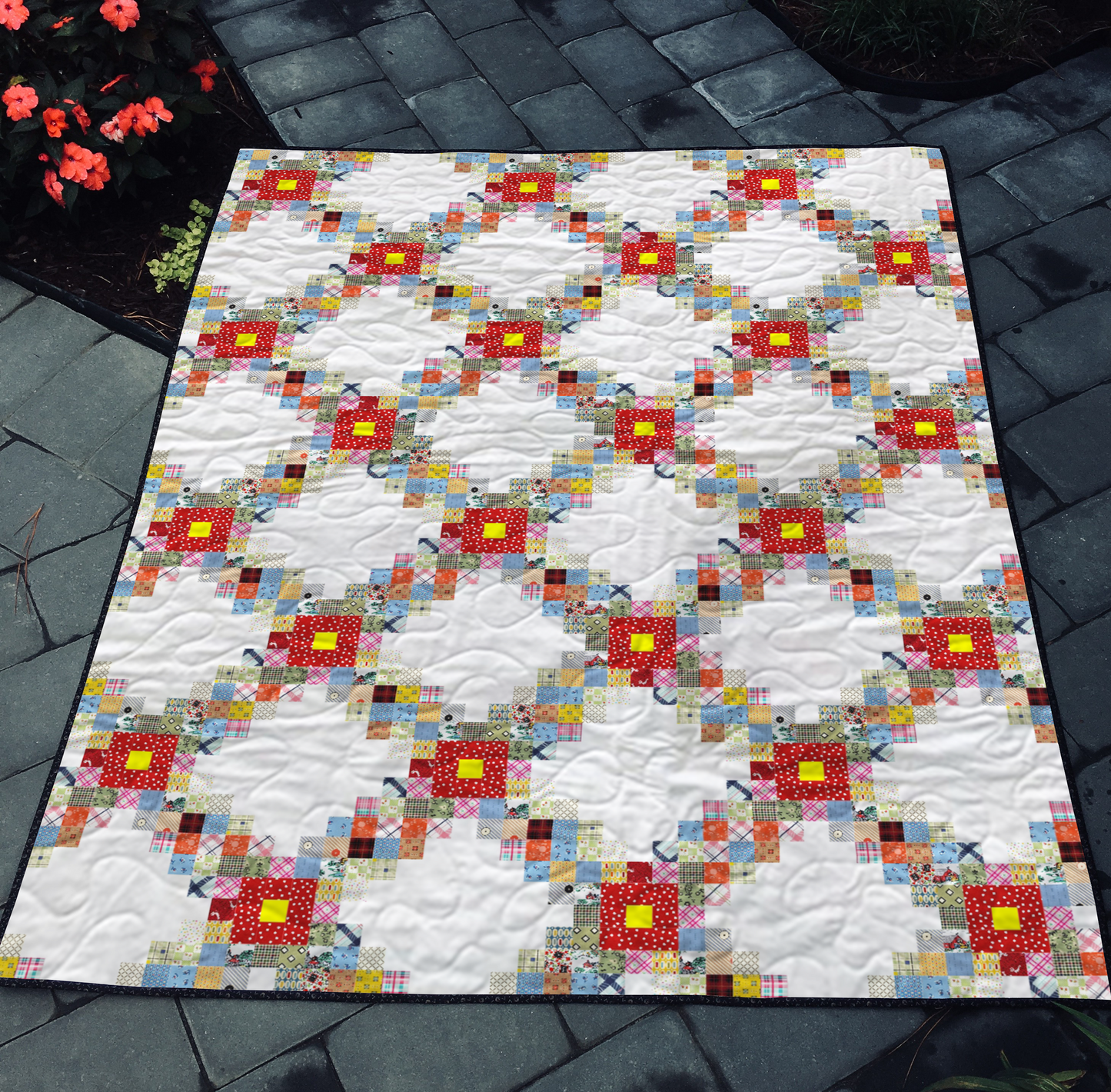 Sunburst Chains Quilt Pattern